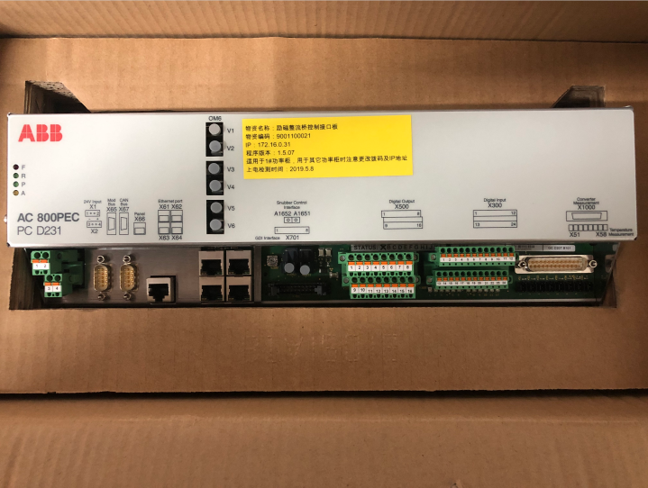 ABB PCD231B101进口模块工控备件质保